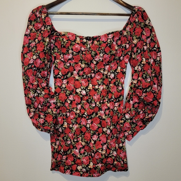 Boohoo Petite Corset Style Puff Sleeve Mini Dress Size 2 - Picture 5 of 11